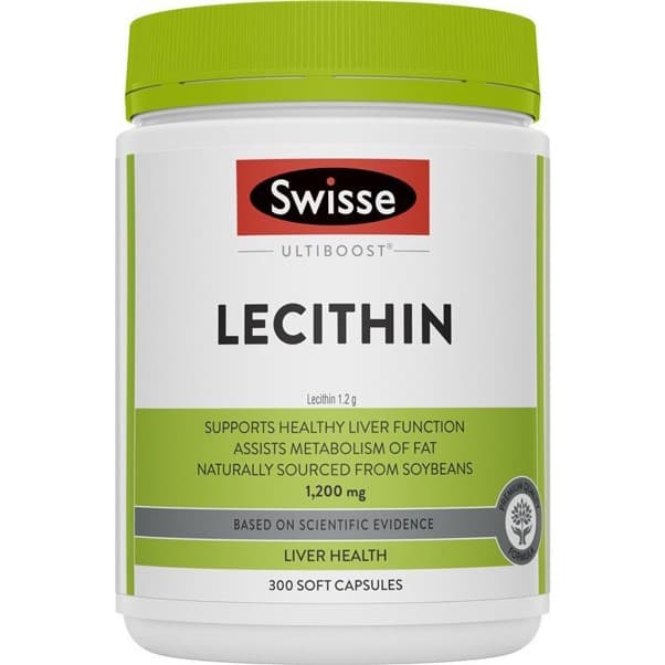 Swisse Ultiboost Lecithin 1200mg 300 Capsules